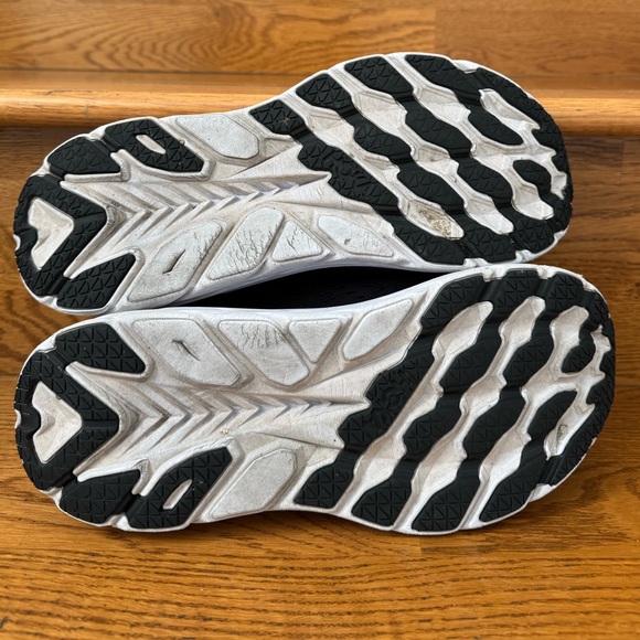 Hoka Black and White Athletic Shoes - Picture 5 of 7